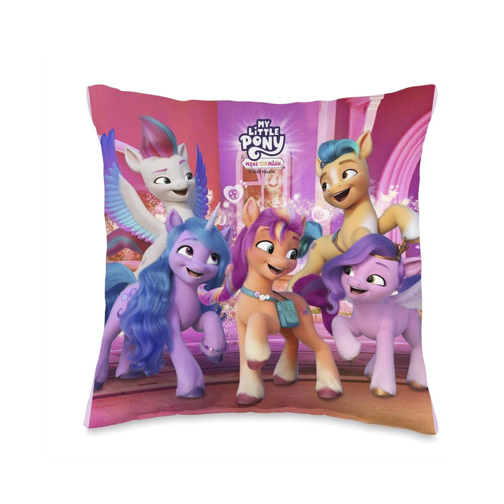 8301 : A New Generation Sunny Friend Group Shot Throw Pillow